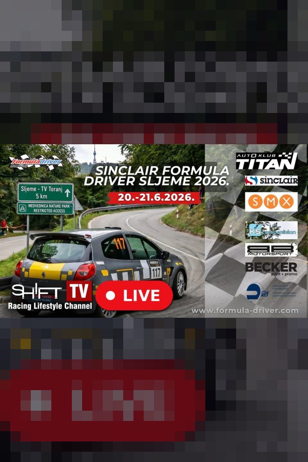 SINCLAIR FORMULA DRIVER SLJEME 2026